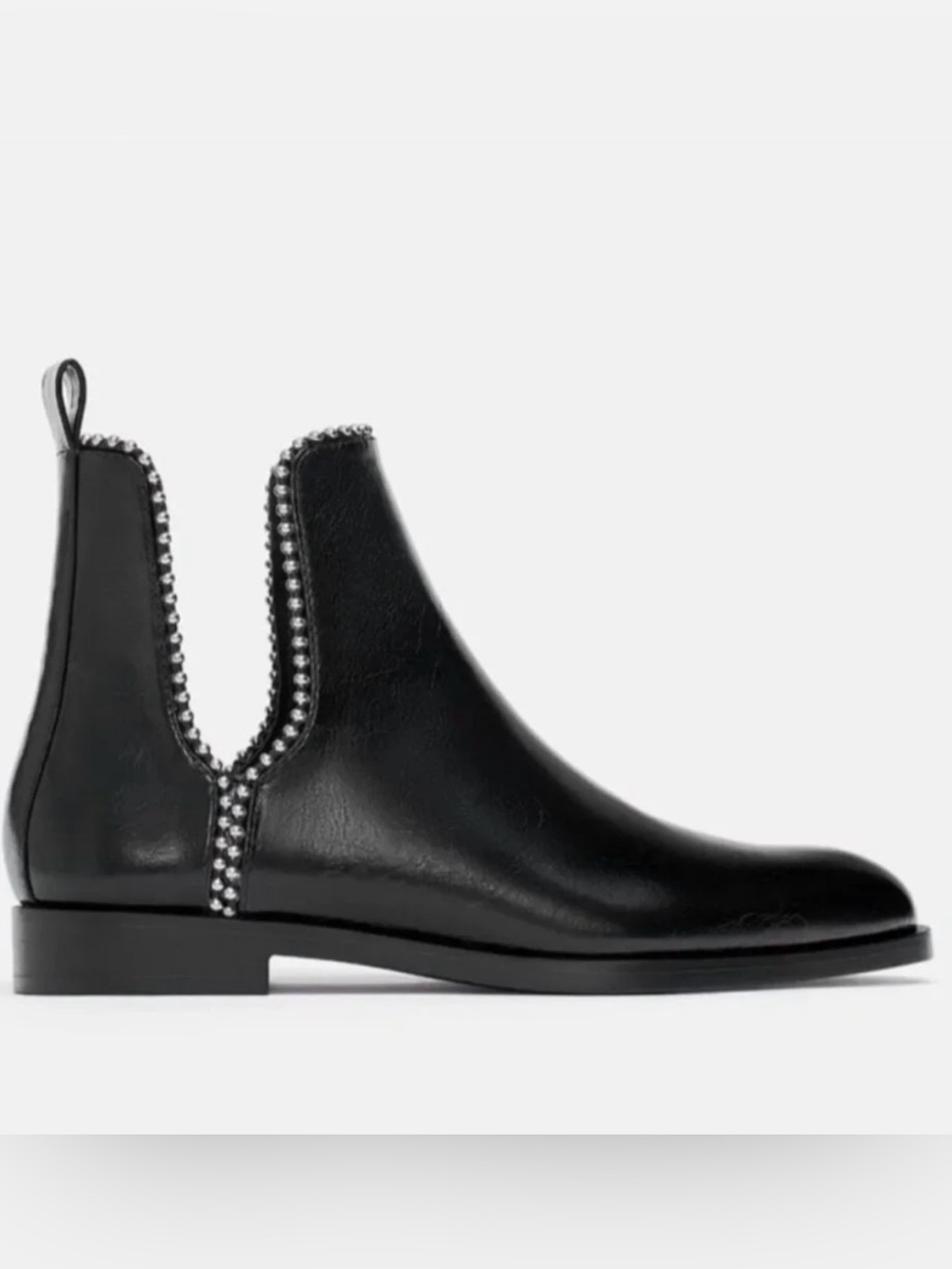 Zara women’s Chelsea Boot with Stud Trim